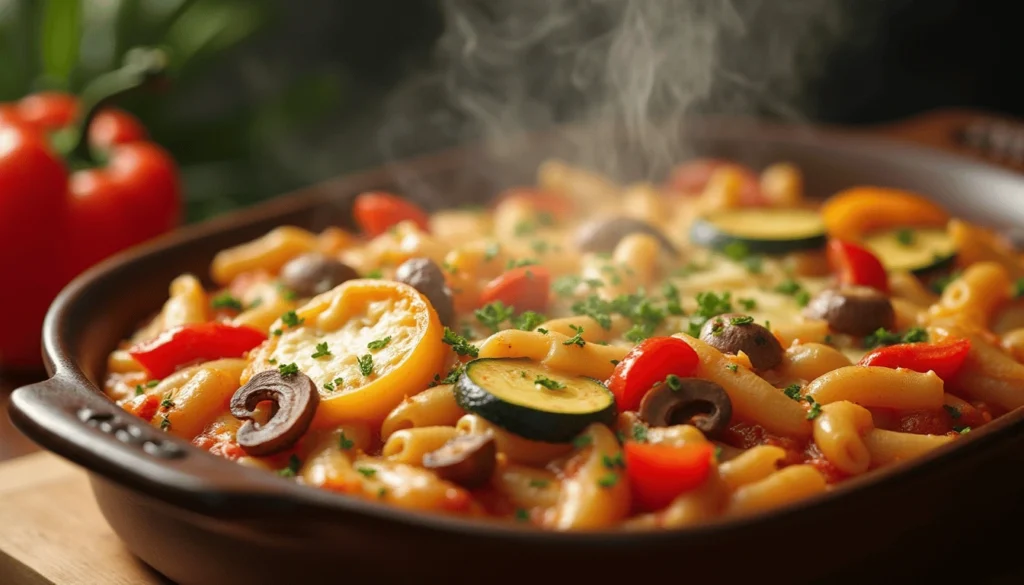 vegetable pasta bake