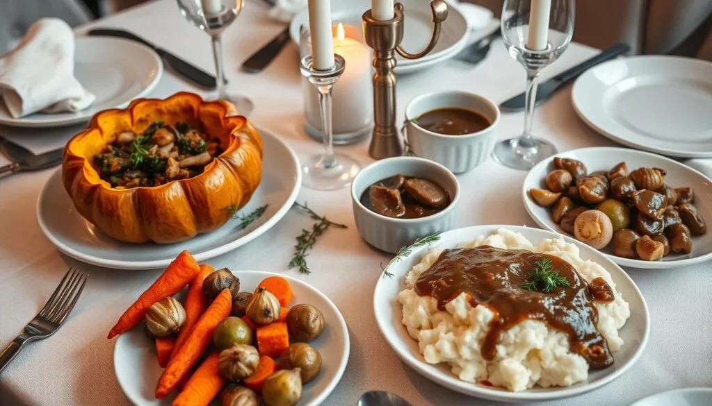 vegan roast dinner